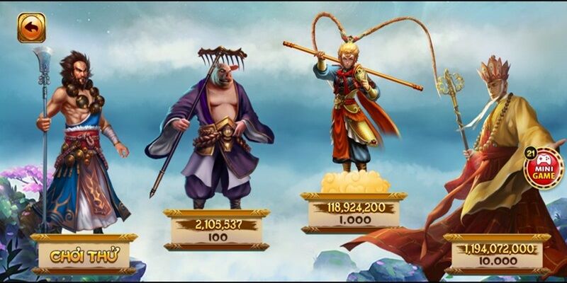 Sôi động kiếm Jackpot cùng bốn thầy trò đường tăng